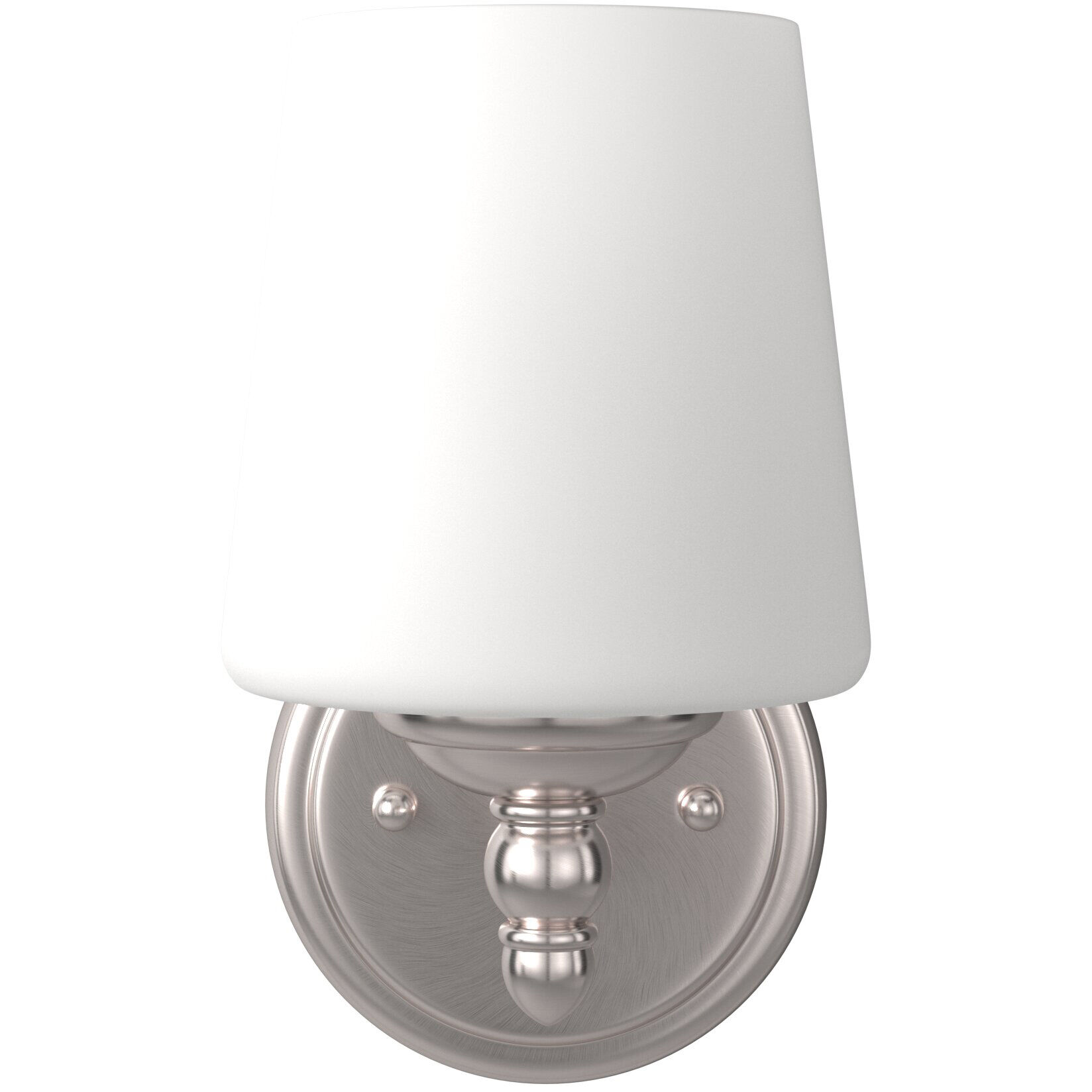 Darcy 1 Light 7 inch Brushed Nickel Bath Bar Wall Light