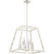 Rhode 8 Light 20 inch Coastal Weathered White Foyer Light Ceiling Light