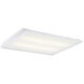 EnviroLite LED 24 inch White Troffer Ceiling Light, Shallow Prismatic Lens
