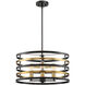 Mya 3 Light 20 inch Antique Bronze Pendant Ceiling Light