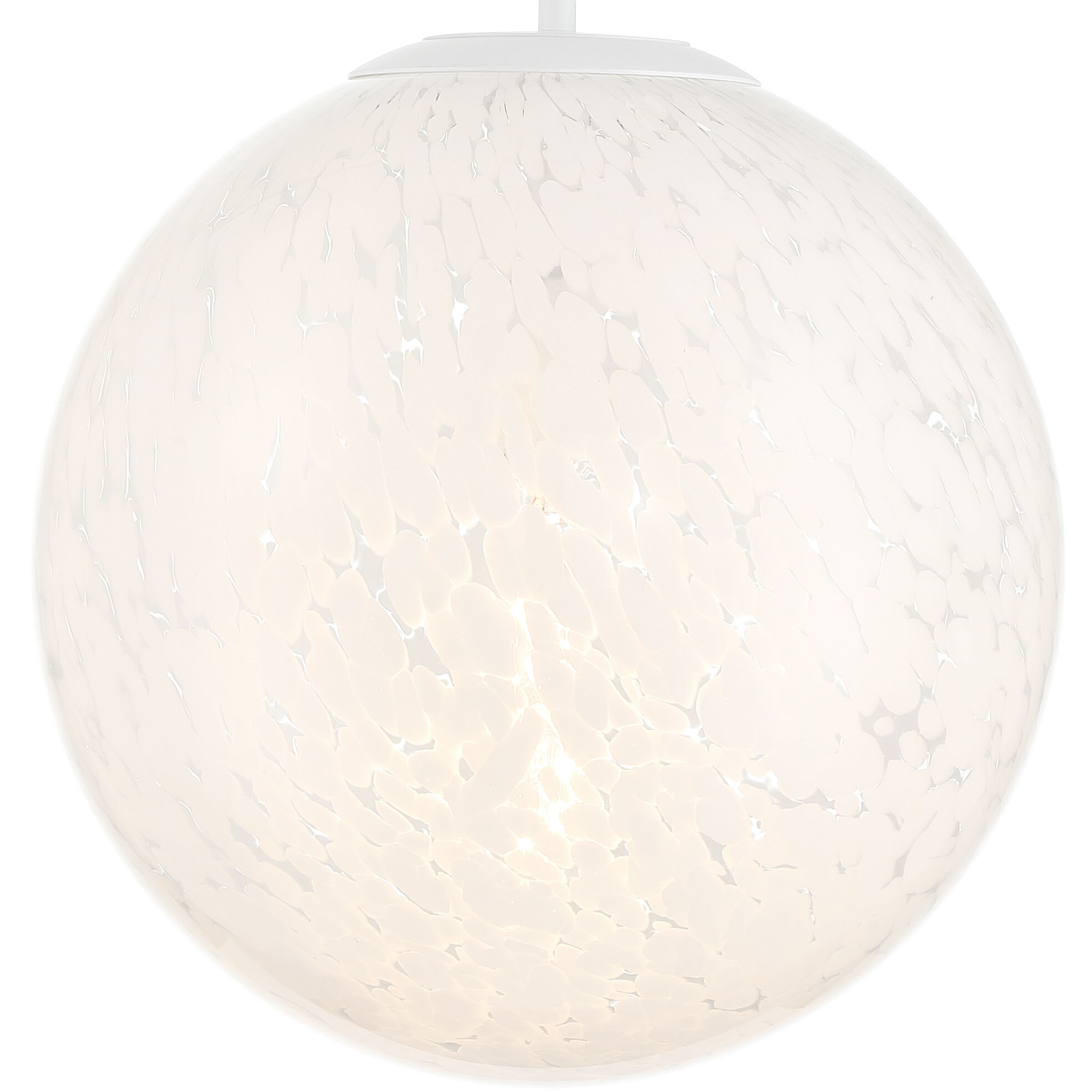 Circo 1 Light 14 inch Matte White Pendant Ceiling Light