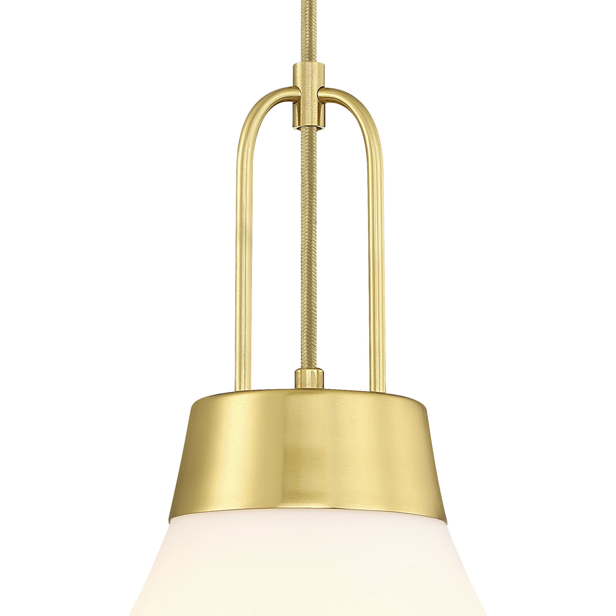 Evergreen Oasis LED 18 inch Brushed Gold Down Pendant Ceiling Light
