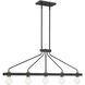 Ravella 5 Light 42 inch Black Chandelier Ceiling Light