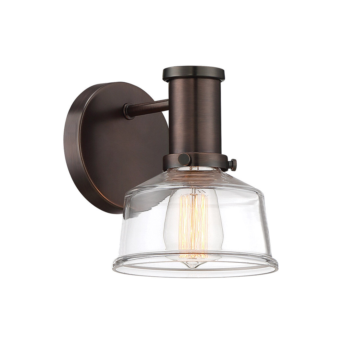 Carson 1 Light 6.25 inch Satin Copper Bronze Wall Sconce Wall Light