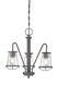 Darby 3 Light 18 inch Weathered Iron Chandelier Ceiling Light