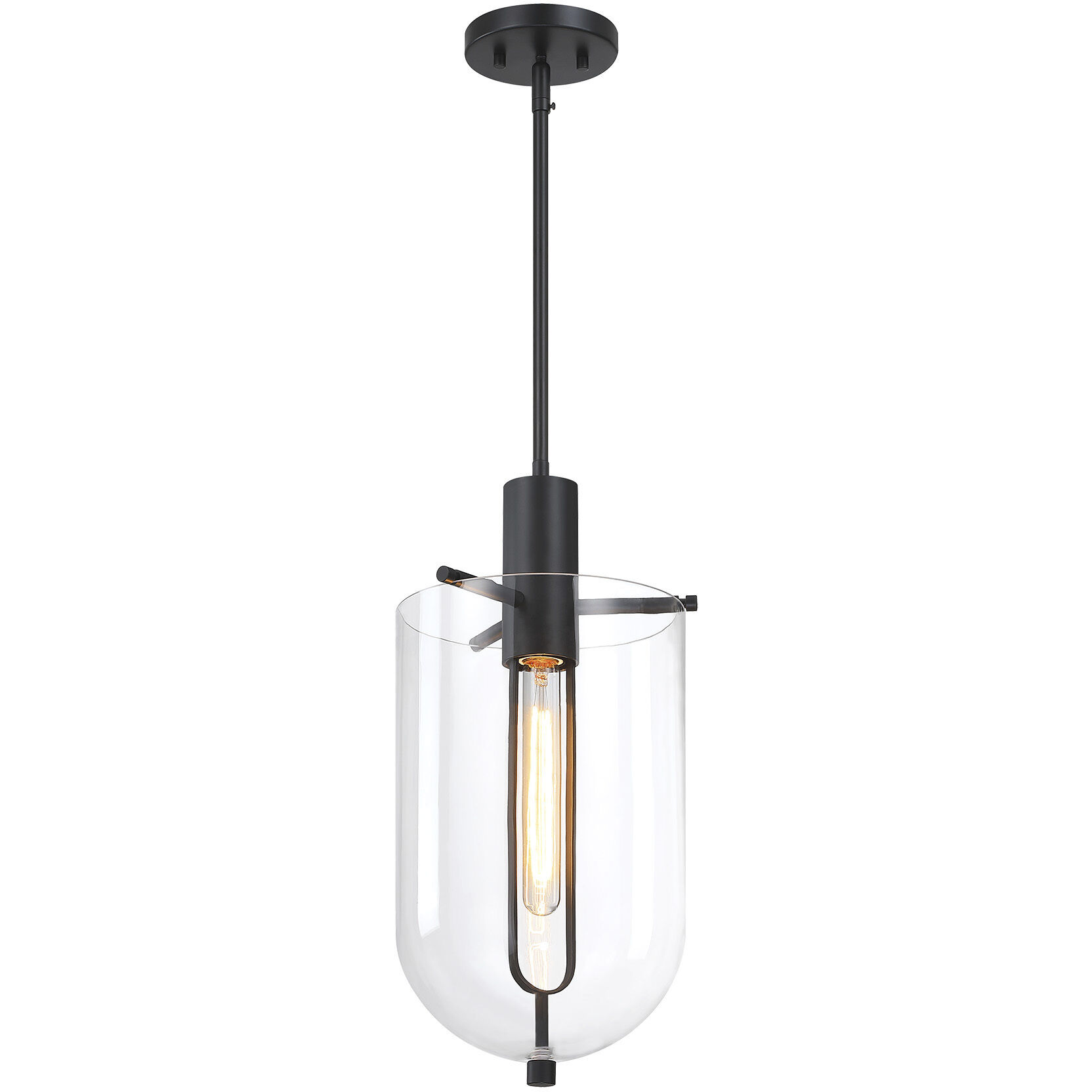 Skylar LED 10 inch Matte Black Down Pendant Ceiling Light