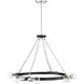Huxton 8 Light 29.75 inch Black Chandelier Ceiling Light
