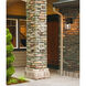 Devonshire 1 Light 14 inch Black Outdoor Wall Lantern