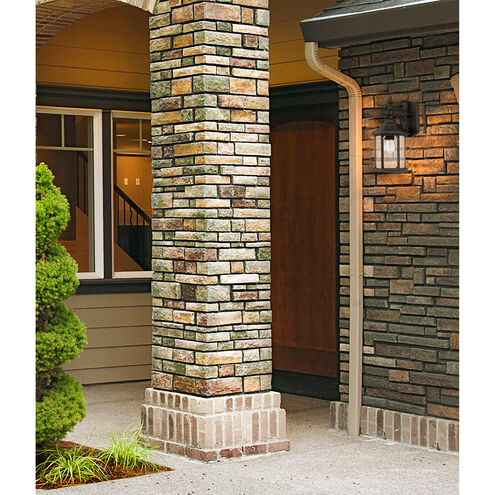 Devonshire 1 Light 14 inch Black Outdoor Wall Lantern