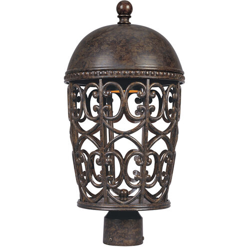Amherst 1 Light 20 inch Burnt Umber Outdoor Post Lantern