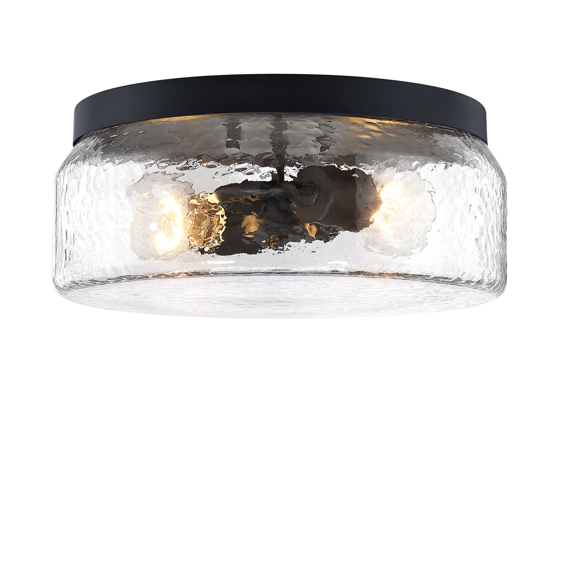 Rose Marie 2 Light 13 inch Matte Black Flush Mount Ceiling Light