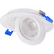 EnviroLite Integrated LED White Floating Gimbal in 4000K
