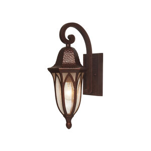 Berkshire 1 Light 18 inch Burnished Antique Copper Outdoor Wall Lantern