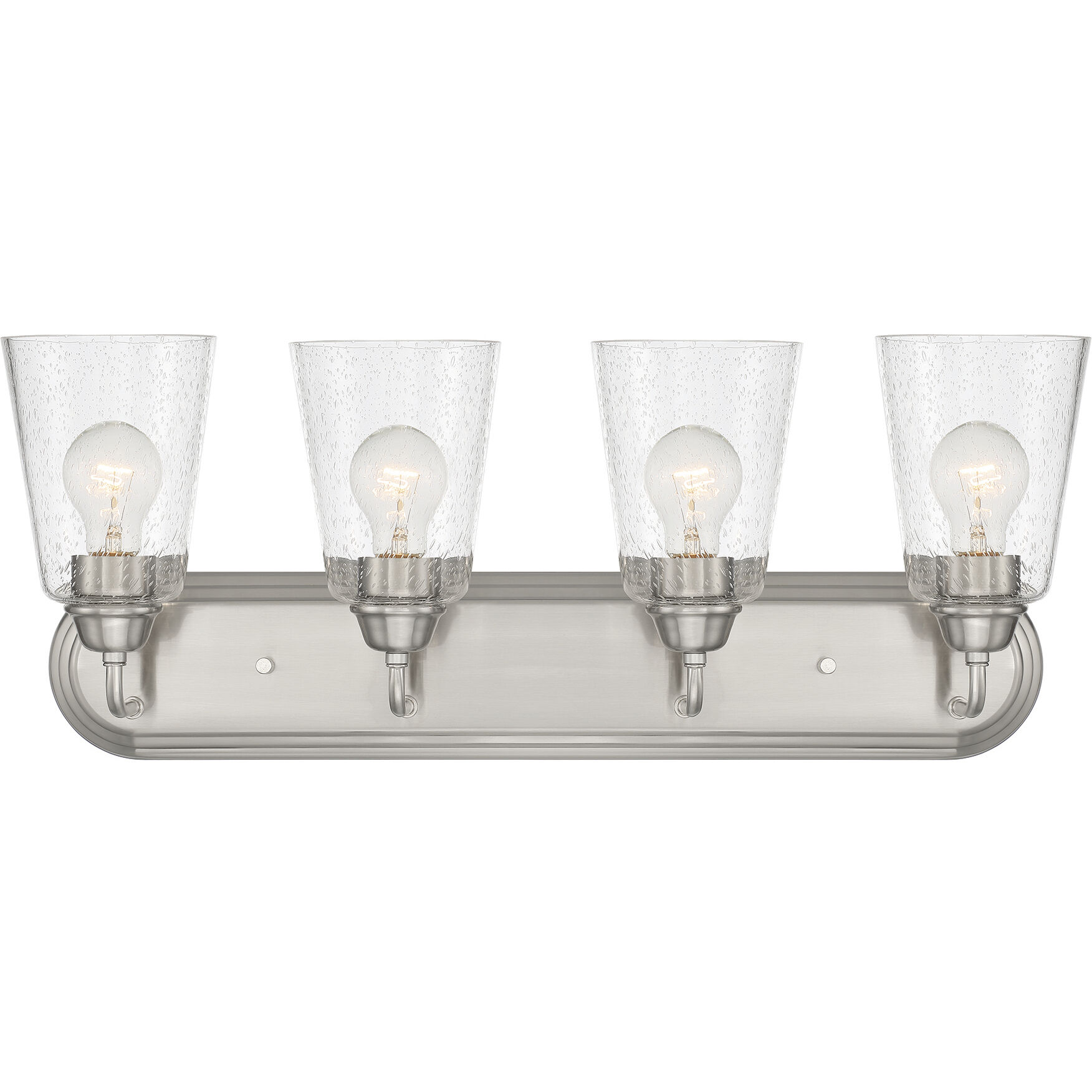 Zane 4 Light 26 inch Brushed Nickel Vanity Light Wall Light