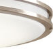 EnviroLite LED 32.3 inch Brushed Nickel Flush Mount Ceiling Light