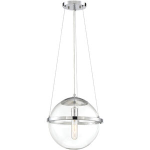 Welton 1 Light 13.25 inch Chrome Pendant Ceiling Light
