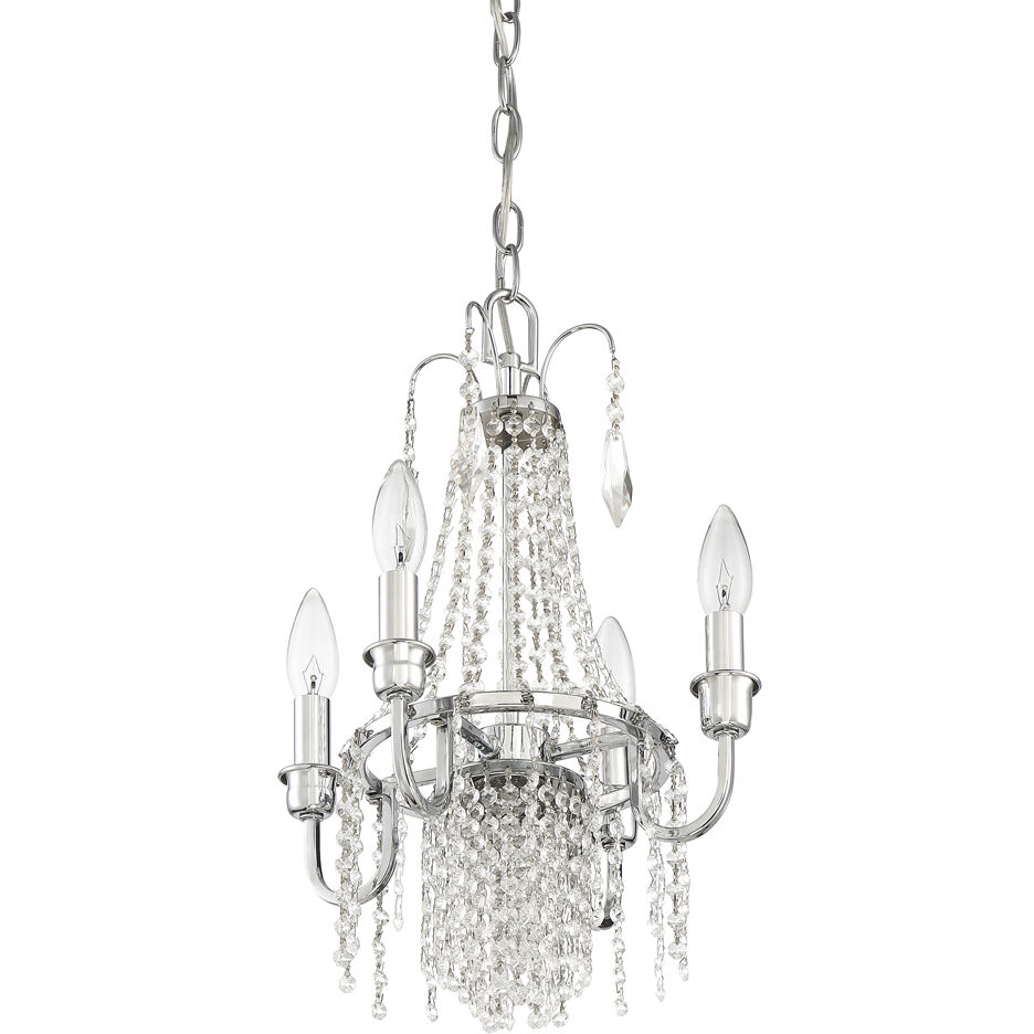 Maisie 4 Light 11.75 inch Chrome Chandelier Ceiling Light