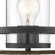 Ryder 1 Light 8.75 inch Forged Black Mini Pendant Ceiling Light