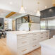 Evergreen Oasis LED 12 inch Brushed Gold Down Pendant Ceiling Light