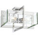 Ethan 4 Light 17 inch Polished Nickel Semi-Flush Ceiling Light