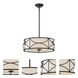 Avara 3 Light 18 inch Oil Rubbed Bronze Inverted Pendant Ceiling Light