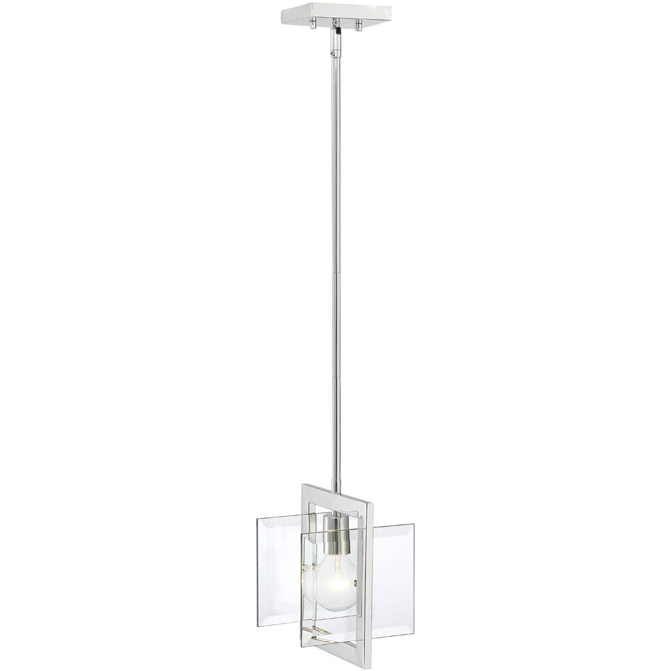 Ethan 1 Light 8.25 inch Polished Nickel Mini Pendant Ceiling Light