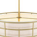 Aria Falls LED 22 inch Golden Mist Pendant Ceiling Light