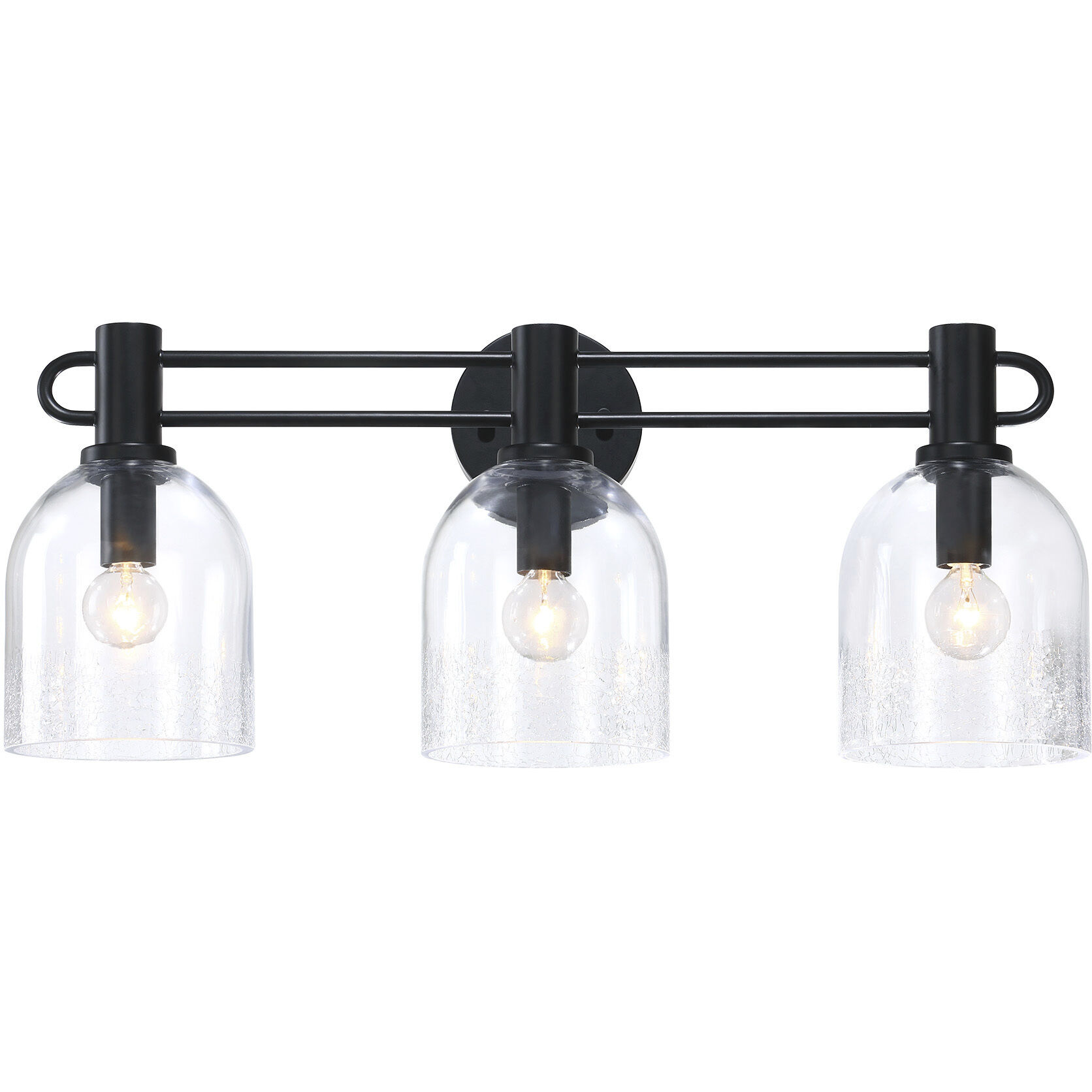 Astra LED 24 inch Matte Black Vanity Wall Light