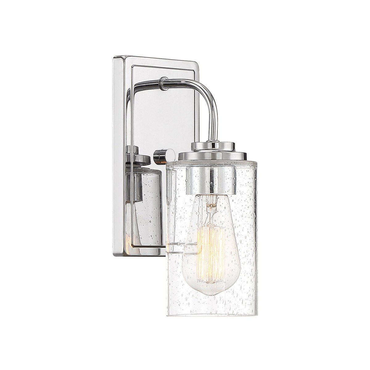 Logan 1 Light 5 inch Chrome Wall Sconce Wall Light