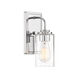 Logan 1 Light 5 inch Chrome Wall Sconce Wall Light