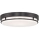 EnviroLite LED 10 inch Matte Black Flush Mount Ceiling Light