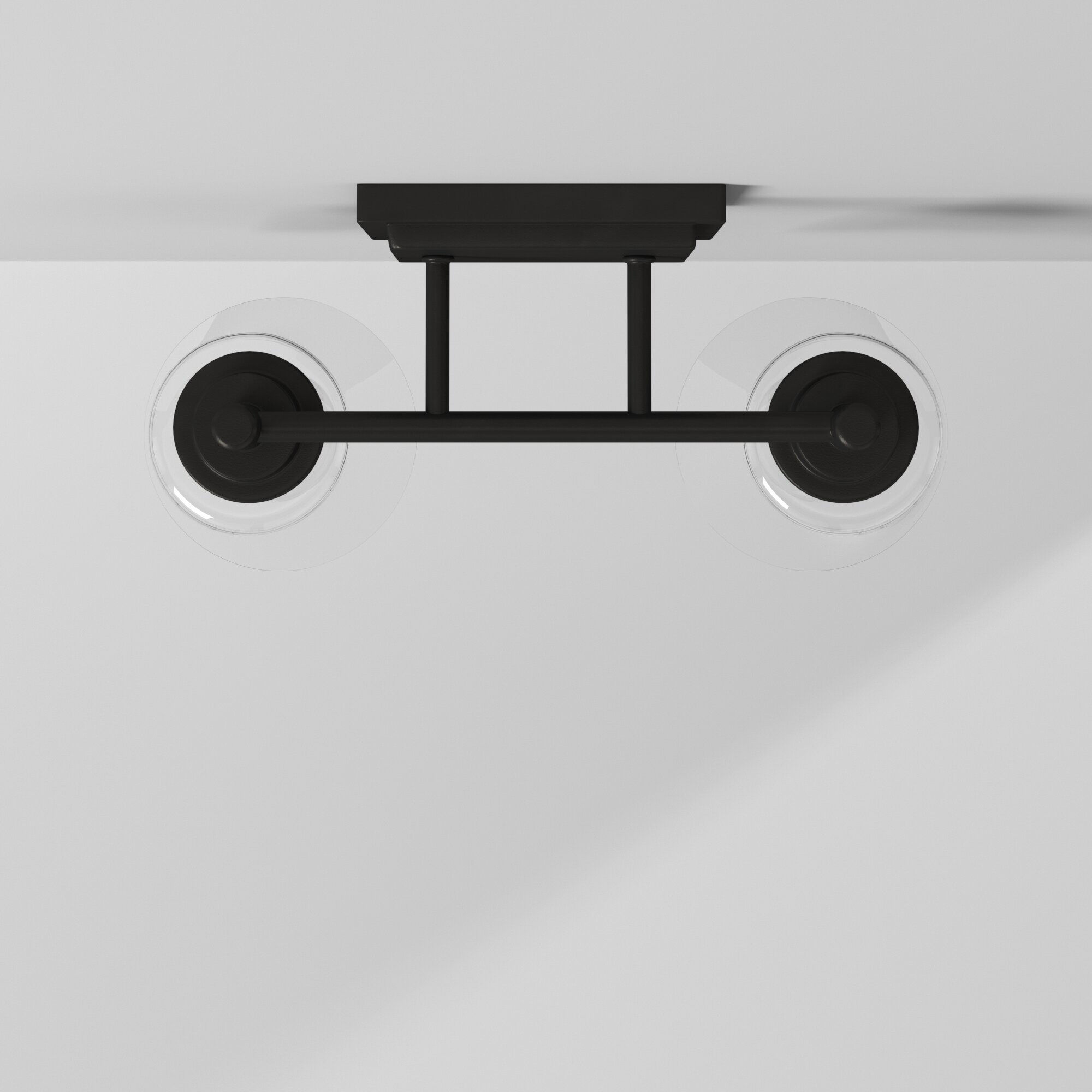 Westin 2 Light 15 inch Matte Black Bath Bar Wall Light 