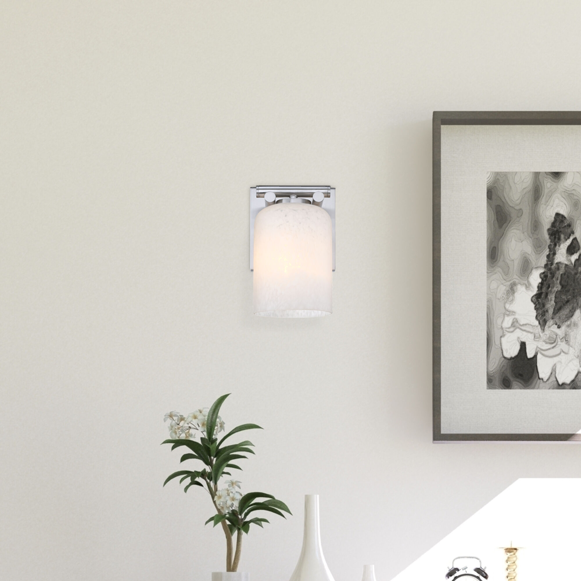 Bluestone Ridge Wall Sconce Wall Light in Brushed Nickel