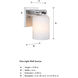 Bluestone Ridge Wall Sconce Wall Light in Brushed Nickel