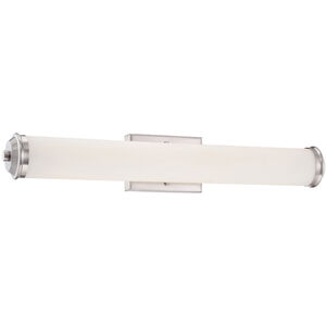 Geneva LED 30 inch Satin Platinum Bath Bar Wall Light