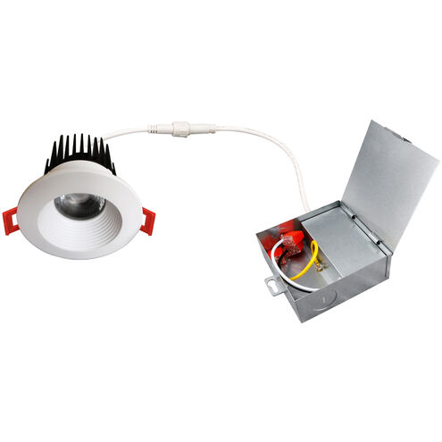 EnviroLite Integrated LED White Can Free Remodel Baffle Kit in 3000K