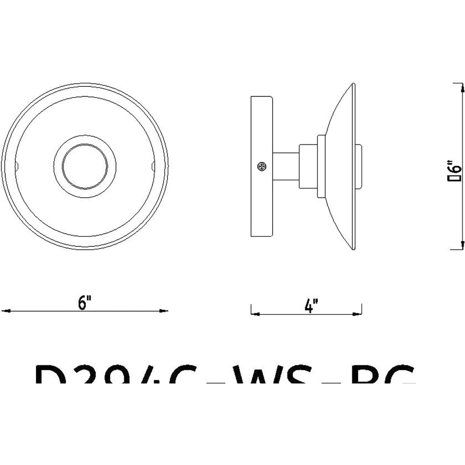 Litto 1 Light 6 inch Brushed Gold Wall Sconce Wall Light