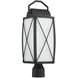 Fairlington 1 Light 19.75 inch Black Outdoor Post Lantern