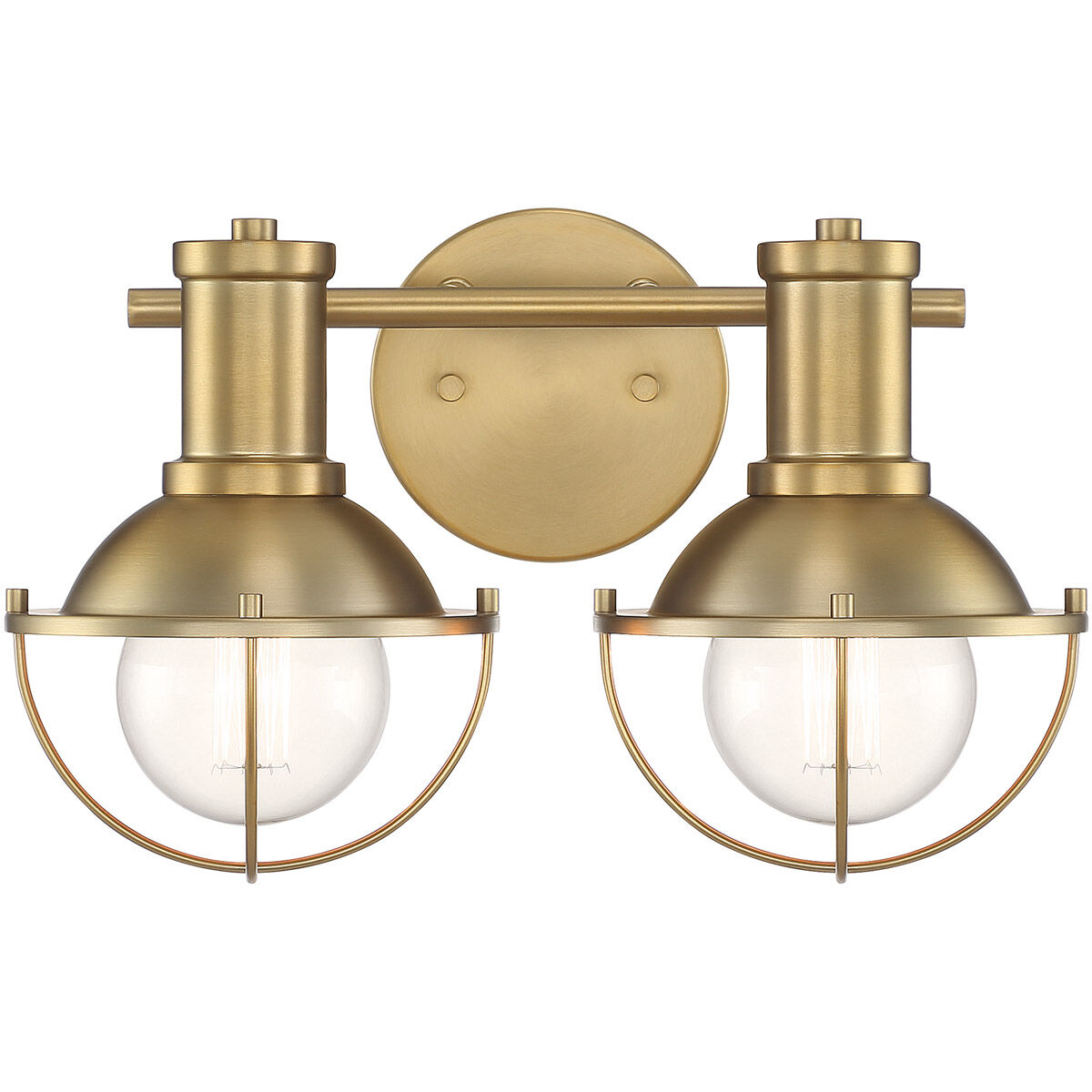 Brushed gold vanity deals lights