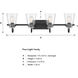 Inwood 4 Light 32 inch Matte Black Vanity Light Wall Light