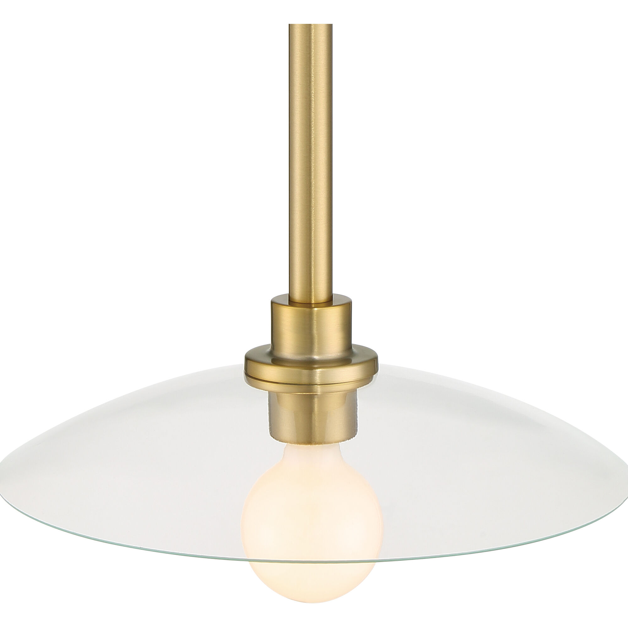 Litto 1 Light 14 inch Brushed Gold Pendant Ceiling Light