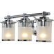 Essence 3 Light 23 inch Chrome Bath Bar Wall Light