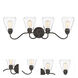 Foundry 4 Light 32.88 inch Satin Bronze Bath Light Wall Light