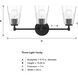 Ingo 3 Light 24 inch Matte Black Vanity Light Wall Light