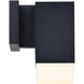 Willowsong 1 Light 10 inch Black Outdoor Wall Sconce