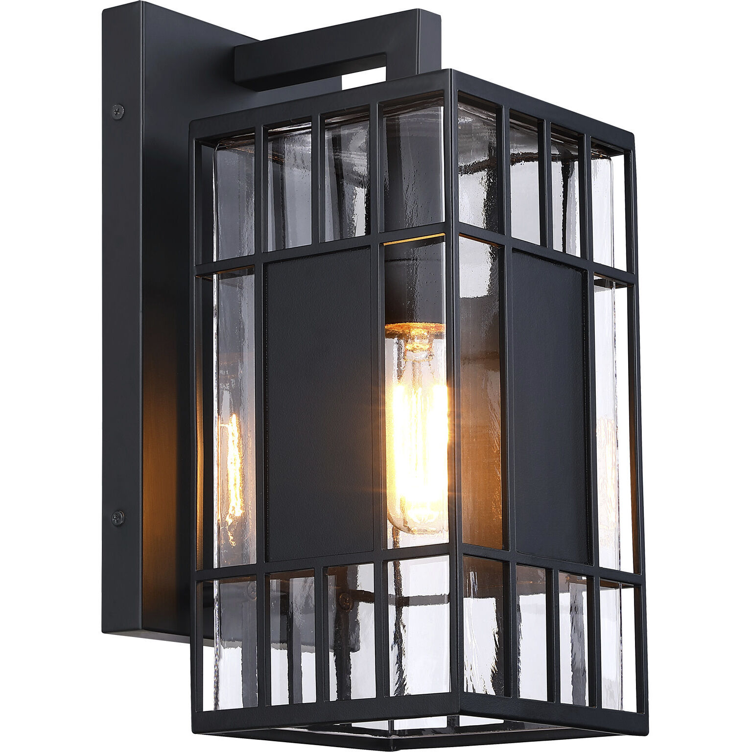 Edgehill LED 14 inch Black Outdoor Wall Sconce
