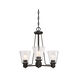 Printers Row 3 Light 20 inch Oil Rubbed Bronze Chandelier Ceiling Light