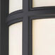 Logan Square 2 Light 8 inch Black ADA Wall Sconce Wall Light, Interior/Exterior