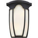 Tudor Row 2 Light 9.25 inch Black ADA Wall Sconce Wall Light, Interior/Exterior