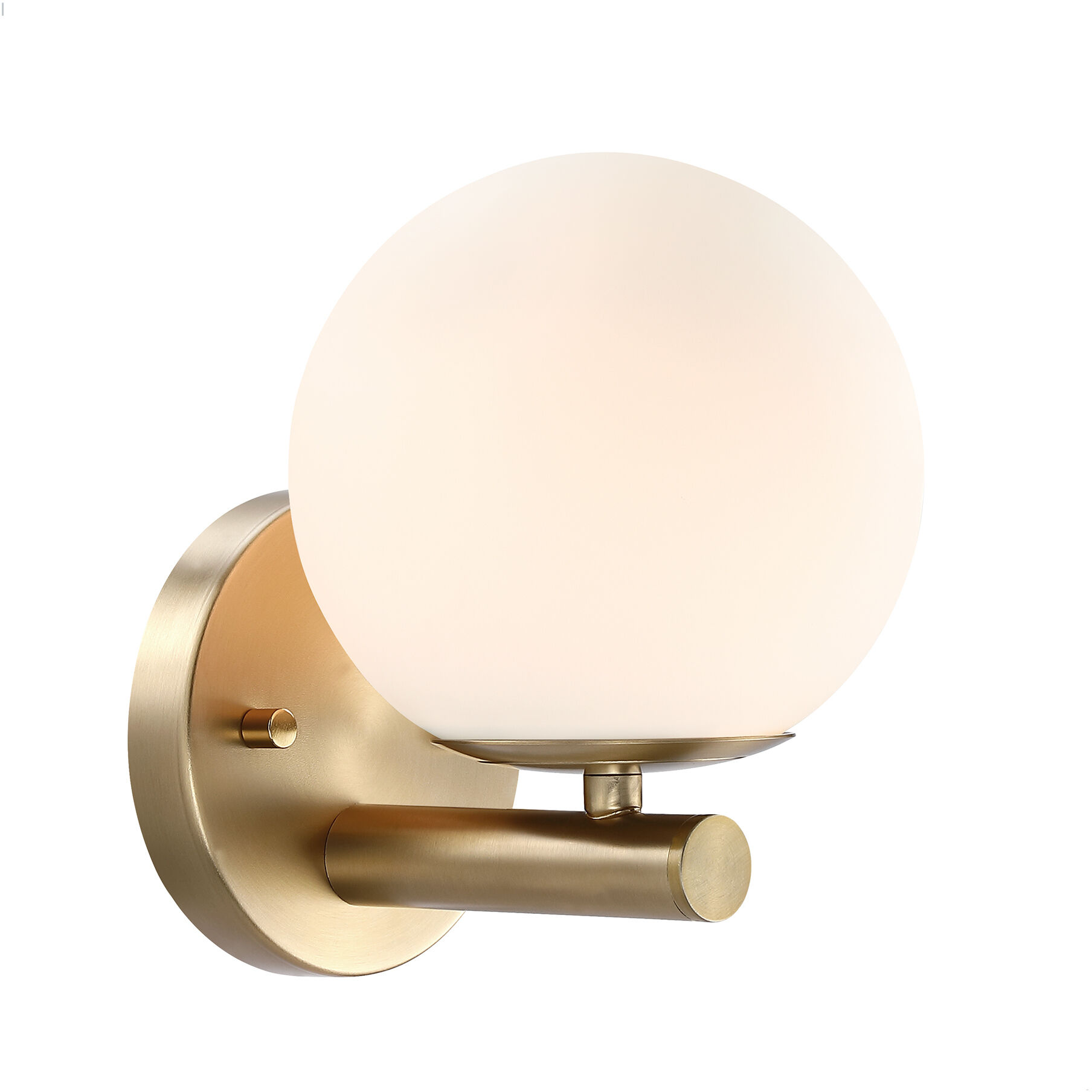 Crown Heights 1 Light 6 inch Brushed Gold Wall Sconce Wall Light in Etched